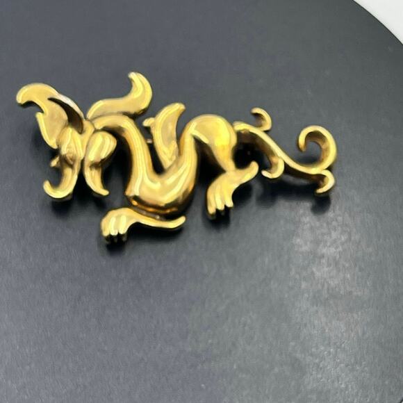 MMA Chinese Dragon Brooch Pin Pendant Metropolitan Museum of Art 1970s Vintage - Picture 3 of 8